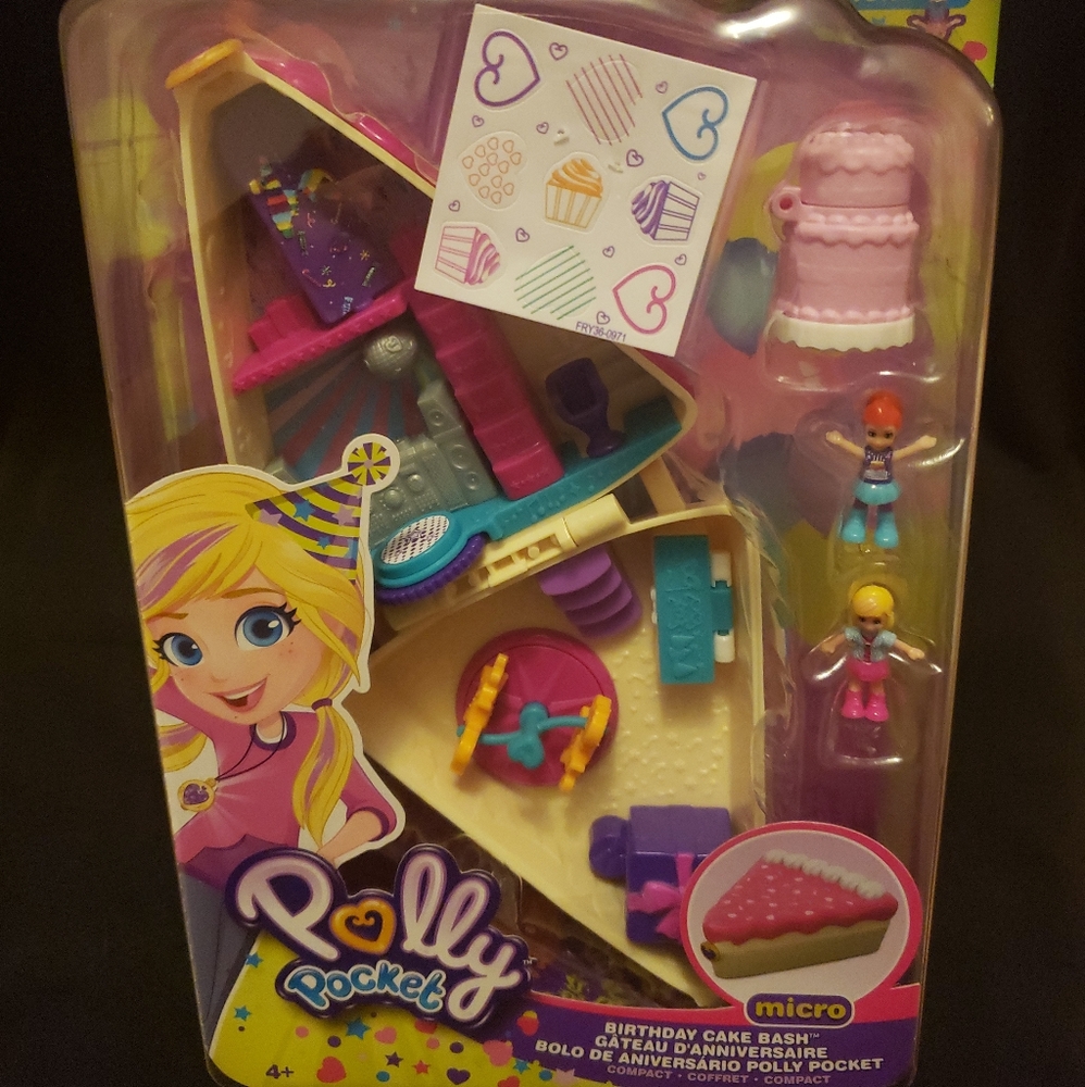 Polly Pocket Birthday Cake Bash Compact. Brand New! 🔥very Nice!